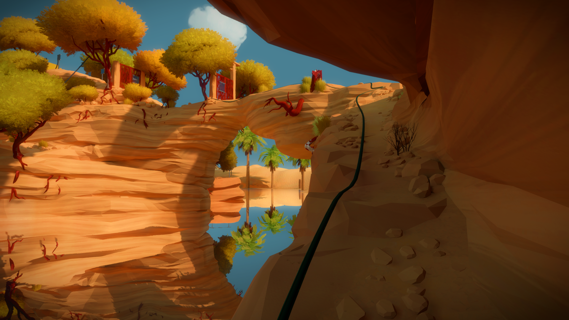 The Witness is a very pretty island with hundreds of puzzles on iPad things...