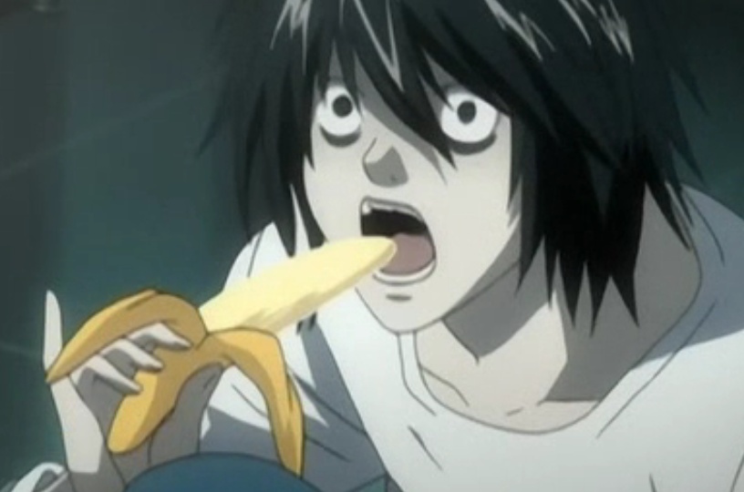 L Ryuzaki  Death note, Death note l, Hot anime guys